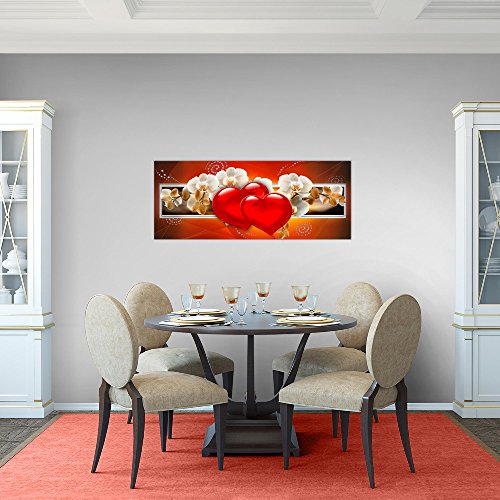 Orchidee Blumen Bild Kunstdruck auf Vlies-Leinwand B057