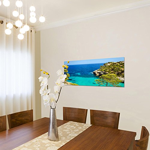 Meer Landschaft Bild Kunstdruck auf Vlies-Leinwand L037