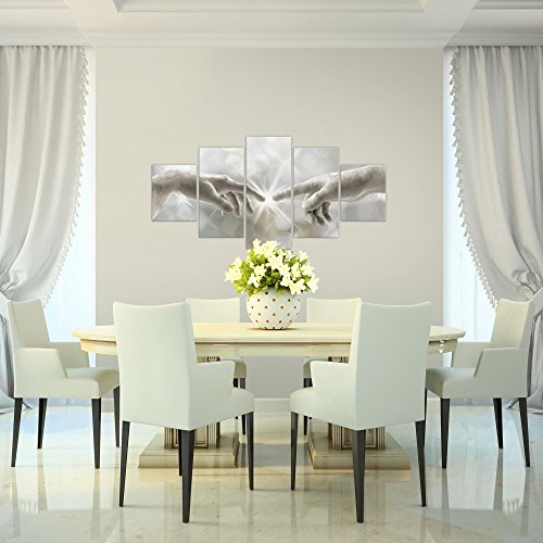 Creation of Adam MichelAngelo Bild Kunstdruck auf Vlies-Leinwand S042