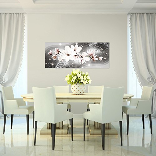 Blumen Bild Kunstdruck auf Vlies-Leinwand B505