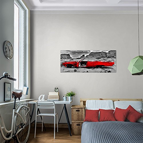 Auto Grand Canyon Landschaft Bild Kunstdruck auf Vlies-Leinwand L164