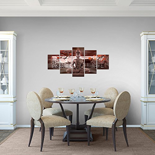 Buddha Feng Shui Bild Kunstdruck auf Vlies-Leinwand F052