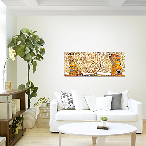 Gustav Klimt - Tree of Life Bild Kunstdruck auf Vlies-Leinwand S080