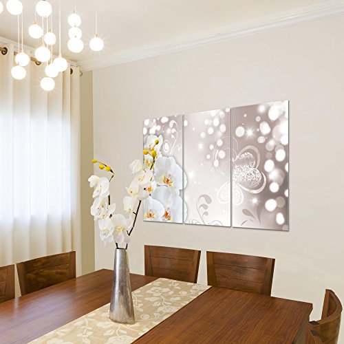 Orchidee Blumen Bild Kunstdruck auf Vlies-Leinwand B067