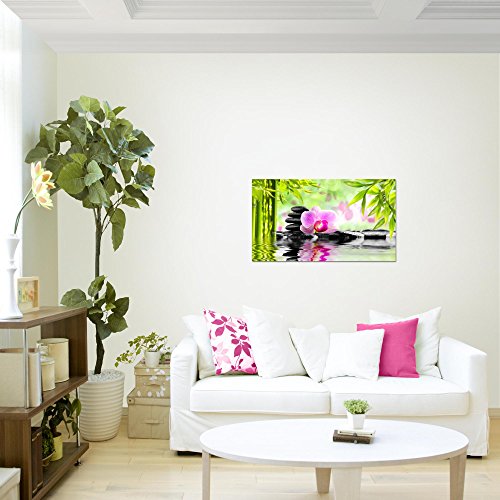 Orchidee Blumen Bild Kunstdruck auf Vlies-Leinwand B132