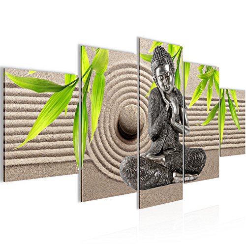 Buddha Feng Shui Bild Kunstdruck auf Vlies-Leinwand F030