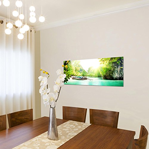 Meer Landschaft Bild Kunstdruck auf Vlies-Leinwand L035