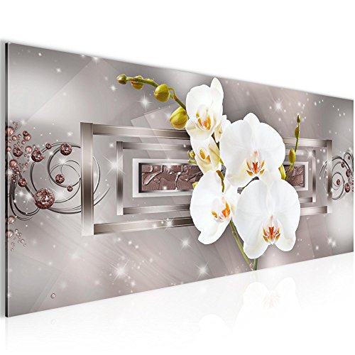 Orchidee Blumen Bild Kunstdruck auf Vlies-Leinwand B020