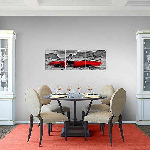 Auto Grand Canyon Landschaft Bild Kunstdruck auf Vlies-Leinwand L163