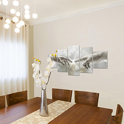 Creation of Adam MichelAngelo Bild Kunstdruck auf Vlies-Leinwand S042