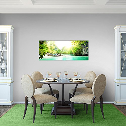 Meer Landschaft Bild Kunstdruck auf Vlies-Leinwand L035