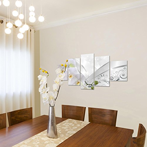 Orchidee Blumen Bild Kunstdruck auf Vlies-Leinwand B156