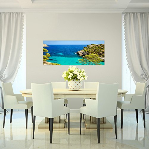 Meer Landschaft Bild Kunstdruck auf Vlies-Leinwand L037