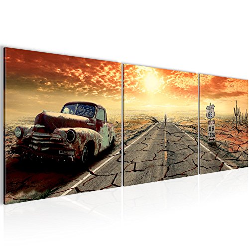Route 66 Landschaft Bild Kunstdruck auf Vlies-Leinwand L181