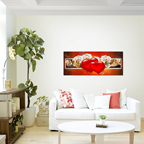 Orchidee Blumen Bild Kunstdruck auf Vlies-Leinwand B057