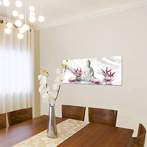 Buddha Feng Shui Bild Kunstdruck auf Vlies-Leinwand F061