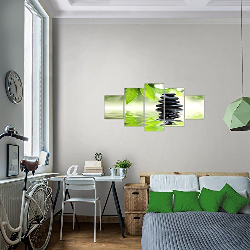 Feng Shui Steine Bild Kunstdruck auf Vlies-Leinwand F080