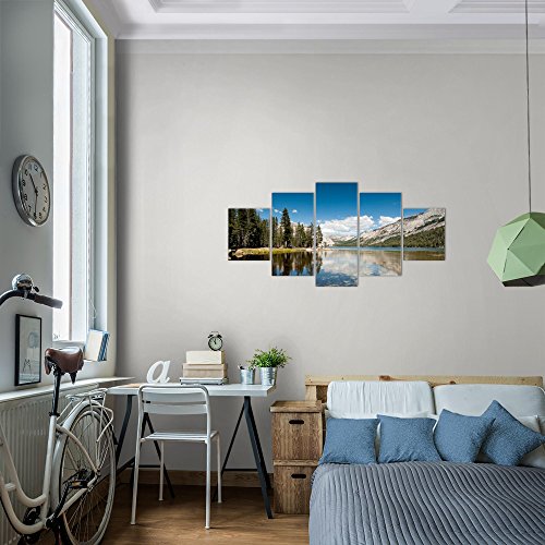 Berg Landschaft Bild Kunstdruck auf Vlies-Leinwand L001