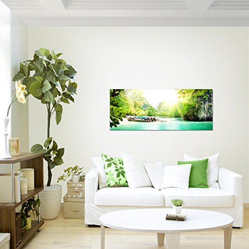 Meer Landschaft Bild Kunstdruck auf Vlies-Leinwand L035