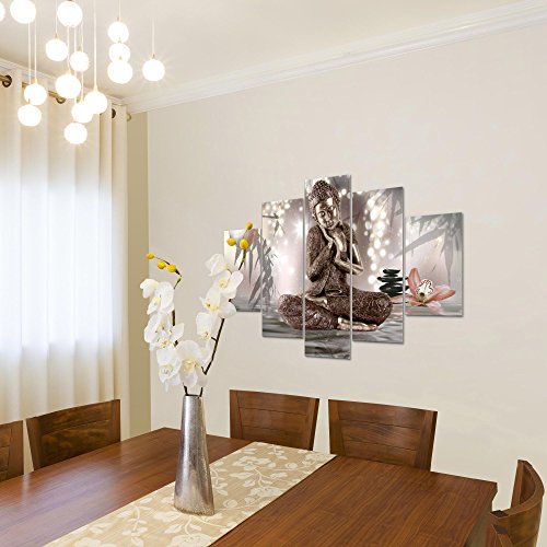 Buddha Feng Shui Bild Kunstdruck auf Vlies-Leinwand F051