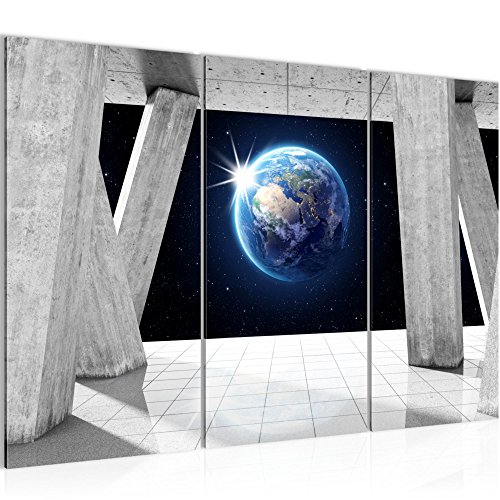 Weltraum Planet Bild Kunstdruck auf Vlies-Leinwand S193