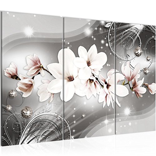 Blumen Bild Kunstdruck auf Vlies-Leinwand B506