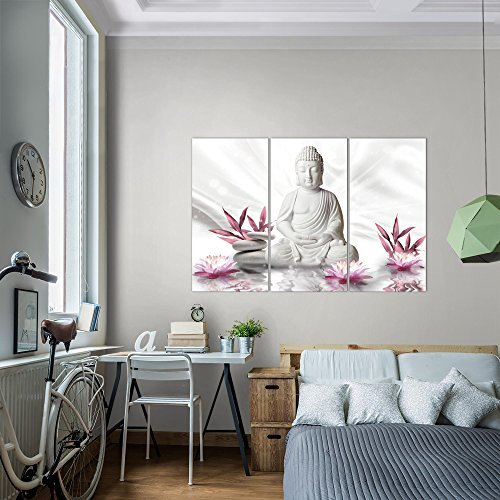 Buddha Feng Shui Bild Kunstdruck auf Vlies-Leinwand F063