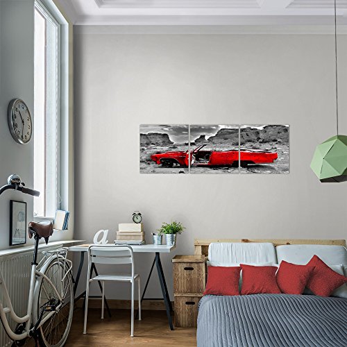 Auto Grand Canyon Landschaft Bild Kunstdruck auf Vlies-Leinwand L163