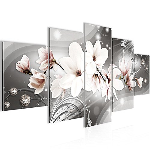 Blumen Bild Kunstdruck auf Vlies-Leinwand B503