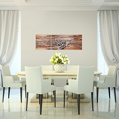 Abstrakt Baum Bild Kunstdruck auf Vlies-Leinwand S225