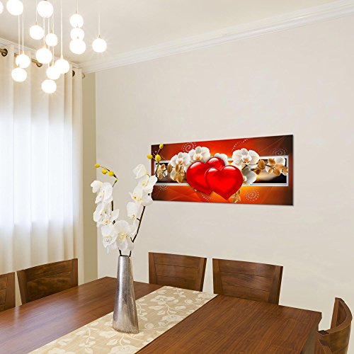 Orchidee Blumen Bild Kunstdruck auf Vlies-Leinwand B057