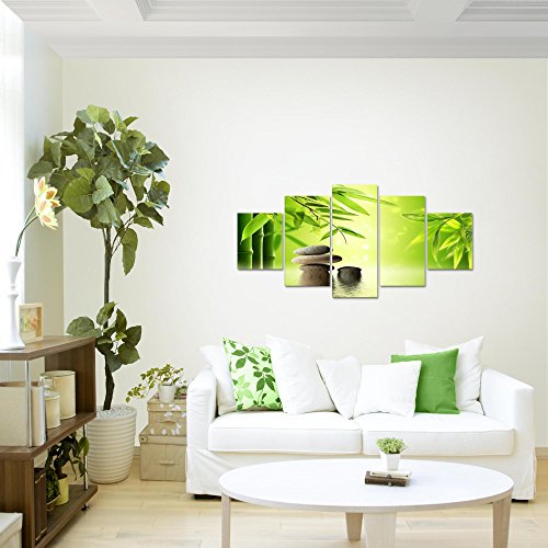 Feng Shui Steine Bild Kunstdruck auf Vlies-Leinwand F078