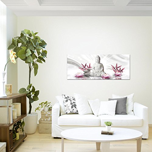 Buddha Feng Shui Bild Kunstdruck auf Vlies-Leinwand F061