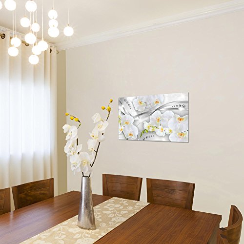 Orchidee Blumen Bild Kunstdruck auf Vlies-Leinwand B101