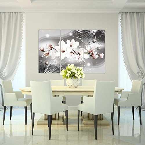 Blumen Bild Kunstdruck auf Vlies-Leinwand B506
