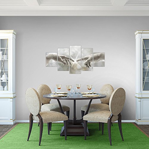 Creation of Adam MichelAngelo Bild Kunstdruck auf Vlies-Leinwand S042
