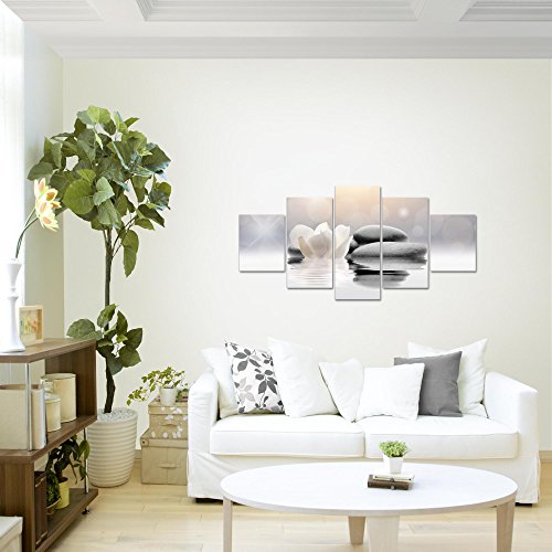 Feng Shui Tulpen Bild Kunstdruck auf Vlies-Leinwand F437