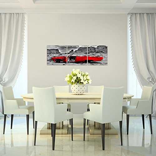 Auto Grand Canyon Landschaft Bild Kunstdruck auf Vlies-Leinwand L163