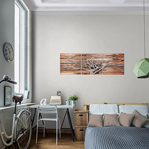 Abstrakt Baum Bild Kunstdruck auf Vlies-Leinwand S225