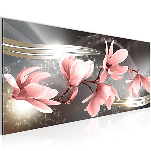 Magnolien Blumen Bild Kunstdruck auf Vlies-Leinwand B310