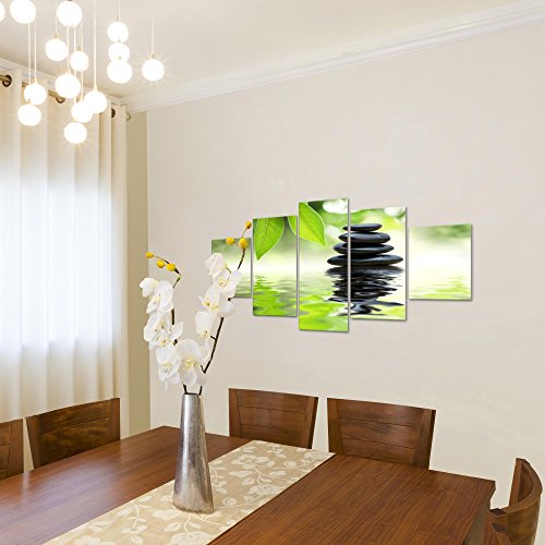 Feng Shui Steine Bild Kunstdruck auf Vlies-Leinwand F080