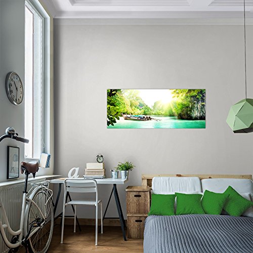 Meer Landschaft Bild Kunstdruck auf Vlies-Leinwand L035