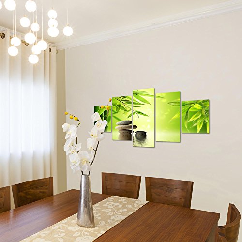 Feng Shui Steine Bild Kunstdruck auf Vlies-Leinwand F078