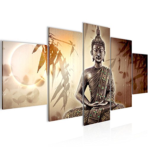 Buddha Bild Kunstdruck auf Vlies-Leinwand F064