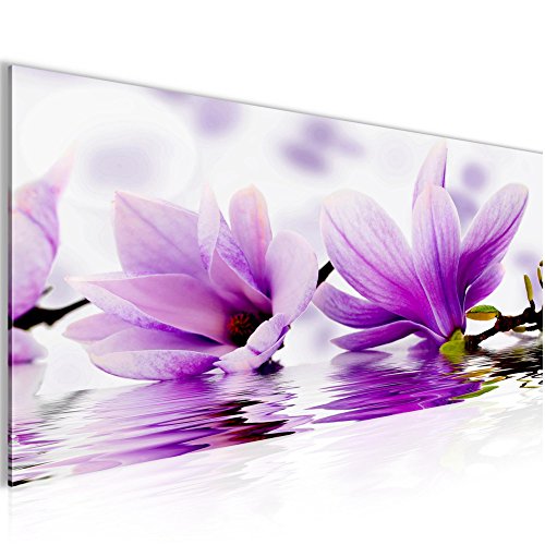 Magnolien Blumen Bild Kunstdruck auf Vlies-Leinwand B279