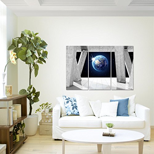 Weltraum Planet Bild Kunstdruck auf Vlies-Leinwand S193