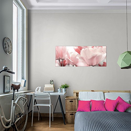 Tulpen Blumen Bild Kunstdruck auf Vlies-Leinwand F460