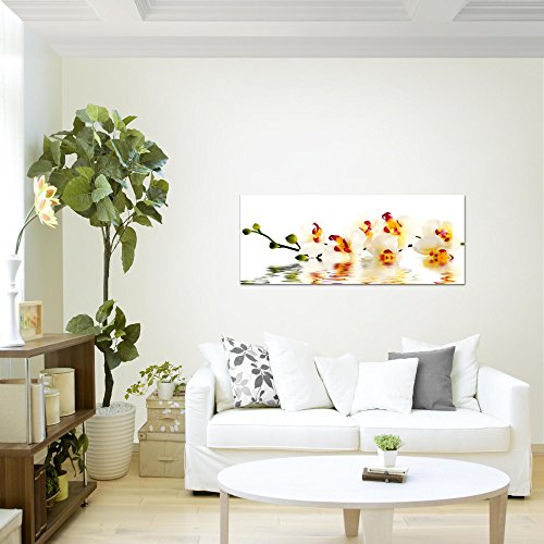 Orchidee Blumen Bild Kunstdruck auf Vlies-Leinwand B062