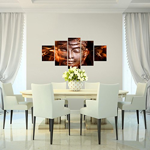 Buddha Feng Shui Bild Kunstdruck auf Vlies-Leinwand F039