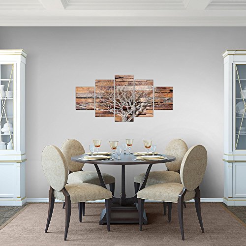 Abstrakt Baum Bild Kunstdruck auf Vlies-Leinwand S224
